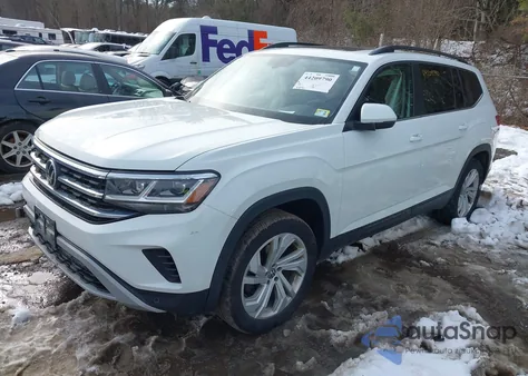 2021 Volkswagen Atlas 3.6L V6 Se W/Technology from USA, damaged, VIN 1V2KR2CA8MC516253